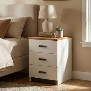 Haara 3-Drawer Bedside Table